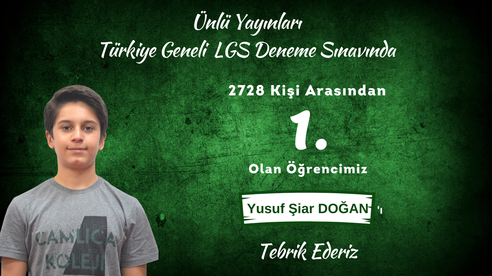 Türkiye Geneli Kurumsal Deneme Sınavı 1. Si Yusuf Şiyar